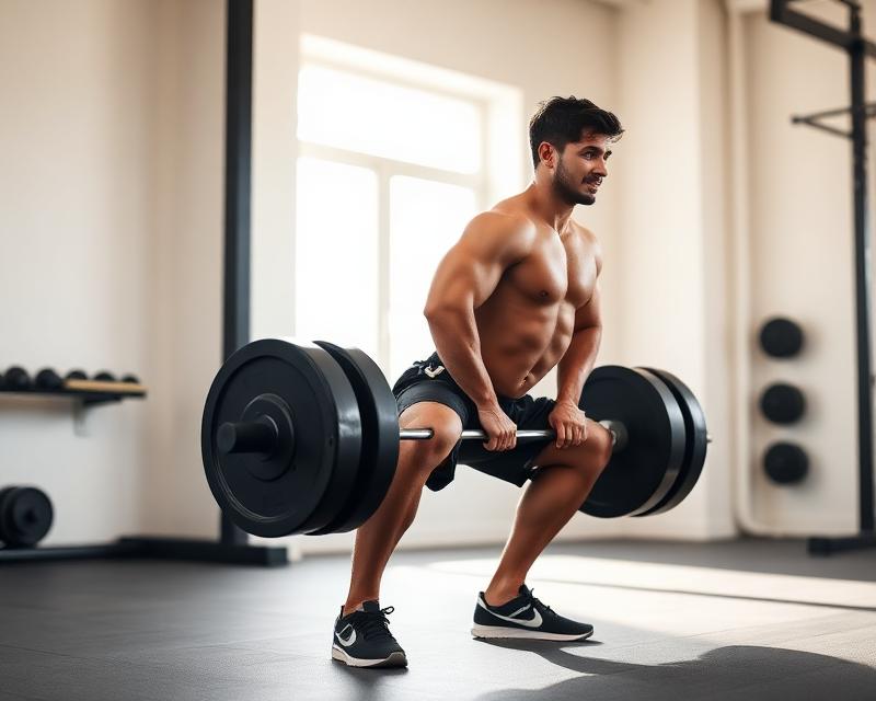 Barbell Back Squat demonstration