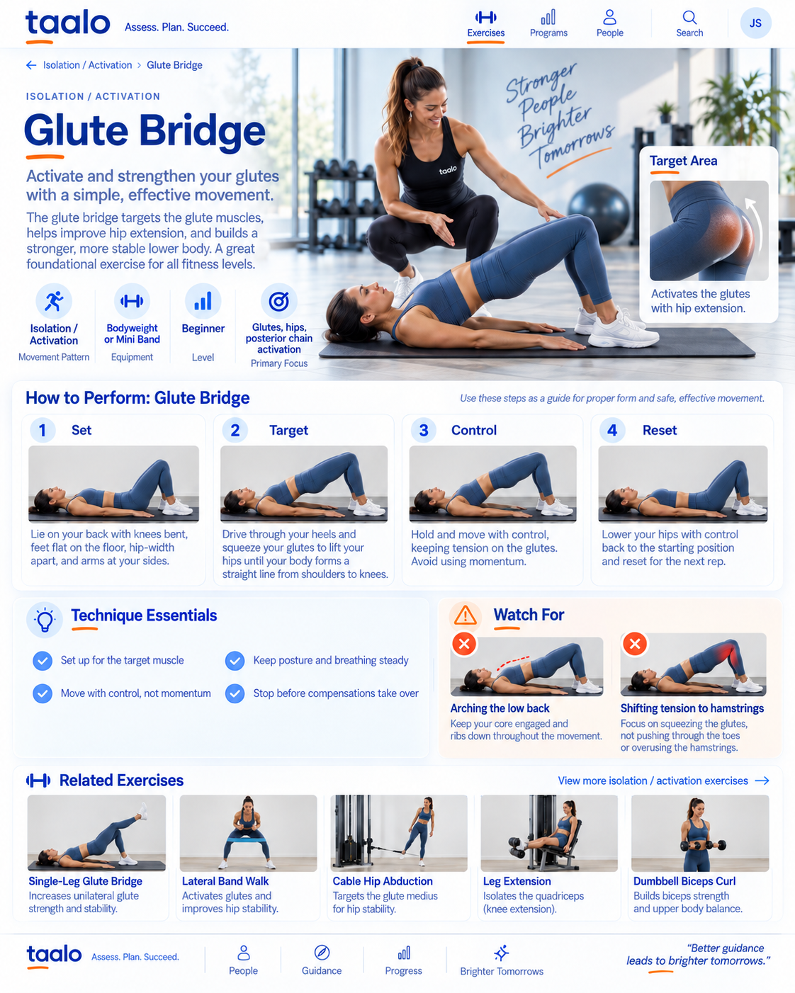 Glute Bridge mockup thumbnail