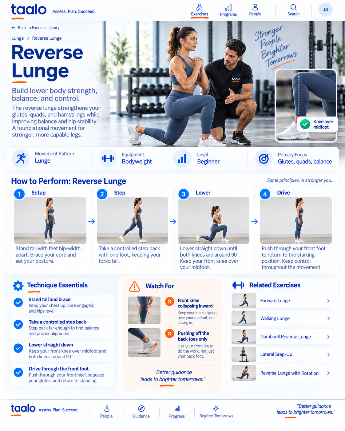 Reverse Lunge mockup thumbnail